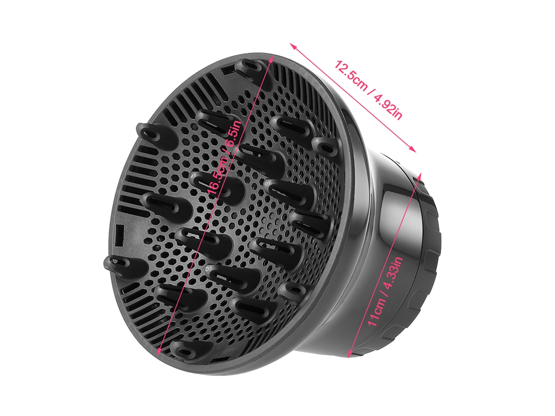 Difusor Para Secador De Cabelo Ajustável Para Cabelos Cacheados Ou Ondulados Acessório De Estilo Universal