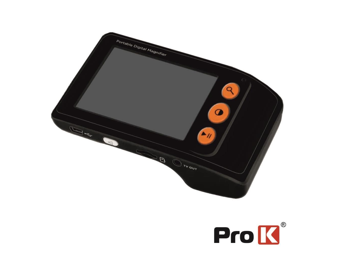 Lupa digital con pantalla LCD de 3,5 para lectura 25x PRO K