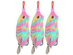 Kit De 3 Piezas/juego De Señuelos De Pesca Blandos Modificados, Señuelos De Plástico N.° 6