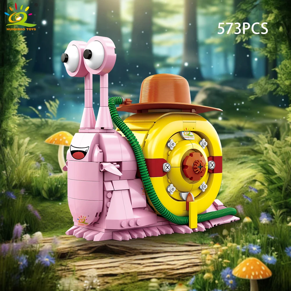 Conjunto de bloques de construcción Moc - Modelo de insecto caracol - Serie Insecto móvil