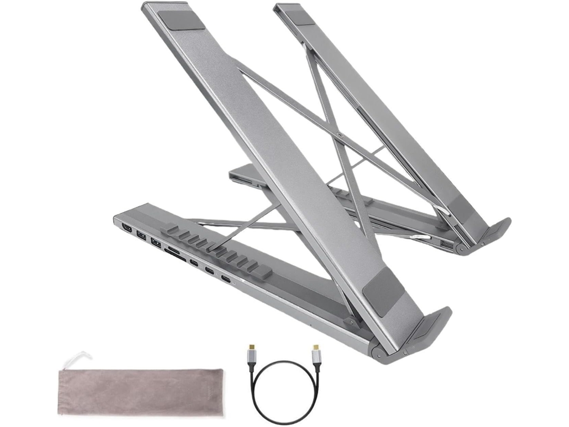 Estación De Acoplamiento Para Ordenador | Hub Usb-c 8 En 1 – Puertos De Datos De 5 Gbps Para Oficina, Viajes, Hogar Y Juegos.