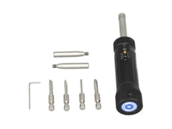 Llave Dinamométrica Manual Preajustable De 1/4 De Pulgada, De 1 A 6 N·m, Con 4 Puntas Ajustables, Duradera.