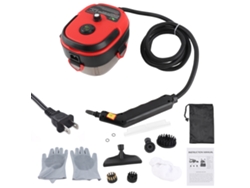 Aspiradora De Vapor Portátil De 1500 W Y 105 ℃ Para Limpieza Profunda, Con Depósito Extraíble Y 3 Cabezales De Cepillo.