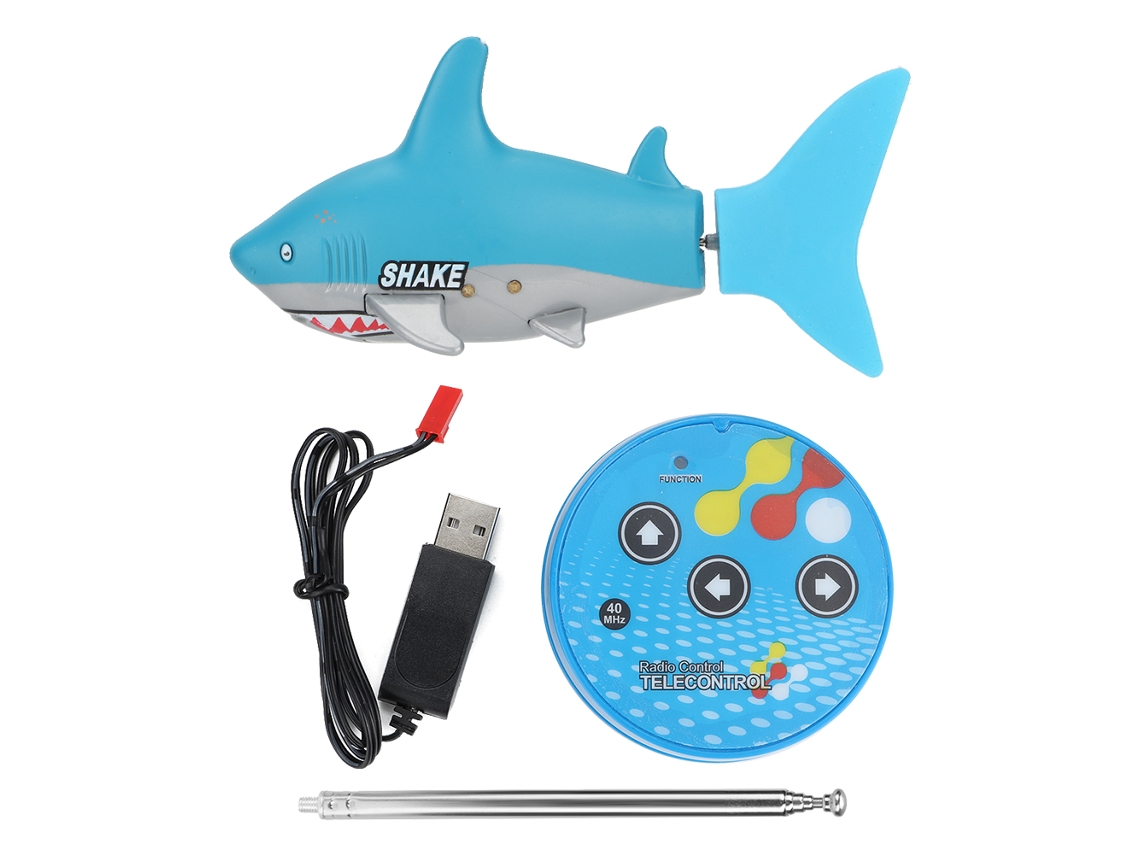 Ats-juguete De Control Remoto Animal Simulación Bonito En Botella Enlatsada, Regalo Para Niños, Color Azul Claro