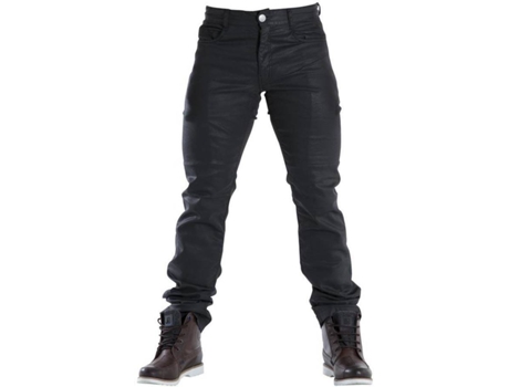 Pantalones para Hombre OVERLAP Street Negro para Motociclismo (38)