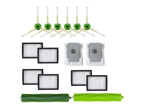 Accesorio Aspiradoras Compatibilidad Universal 16Pzs IROBOT Roomba J7 J7+ I7 I7+ I3 I3+