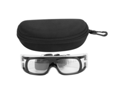 Gafas antiexplosión para baloncesto y fútbol con protección UV. Gafas de seguridad deportivas (negras).