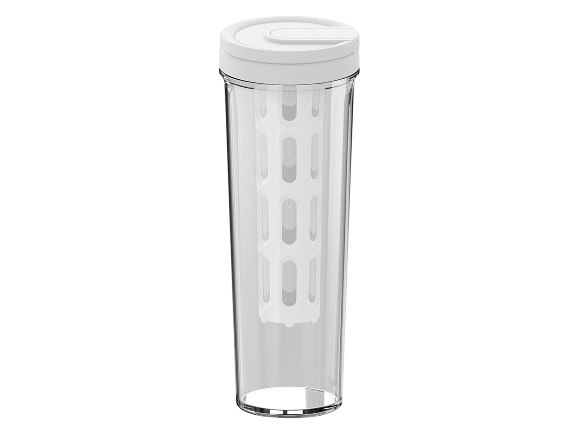 Cafetera De Infusión En Frío De 1 Litro Con Filtro, Taza Multiusos, Botella Sellada, Portátil, Color Blanco, Para Uso Doméstico.