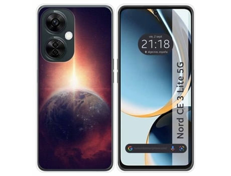 Funda Silicona para Oneplus Nord CE 3 Lite 5G diseño Tierra Dibujos