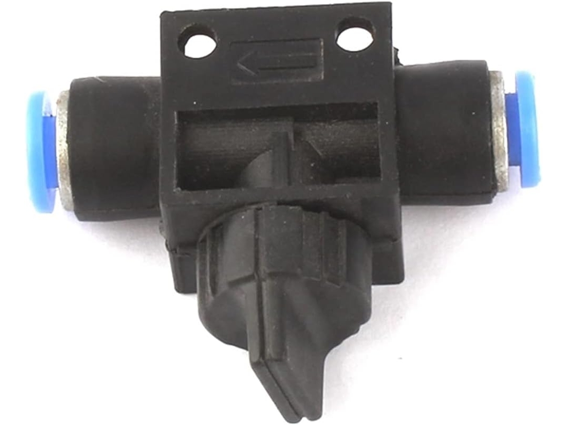 Válvula de control para sistema de riego manual en plástico de 6 mm (sin marca)