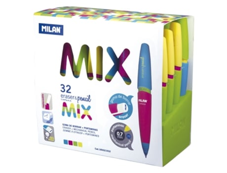 Caixa de Exibição 32 Capsule Mix Capsule Mix Lapiseira Transparentemilan
