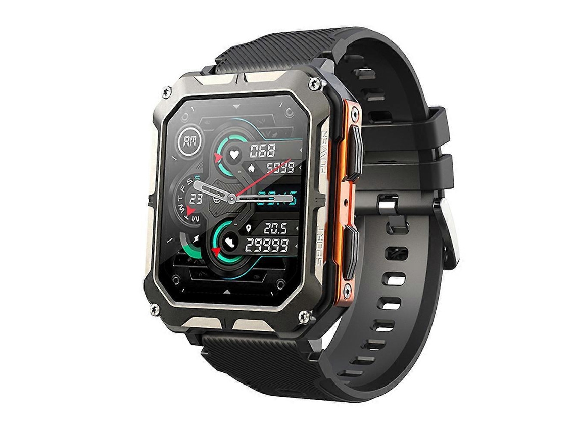 Reloj inteligente deportivo C20pro para hombre con resistencia al agua IP68 y llamadas Bluetooth, 35 días de autonomía en bicicleta eléctrica.