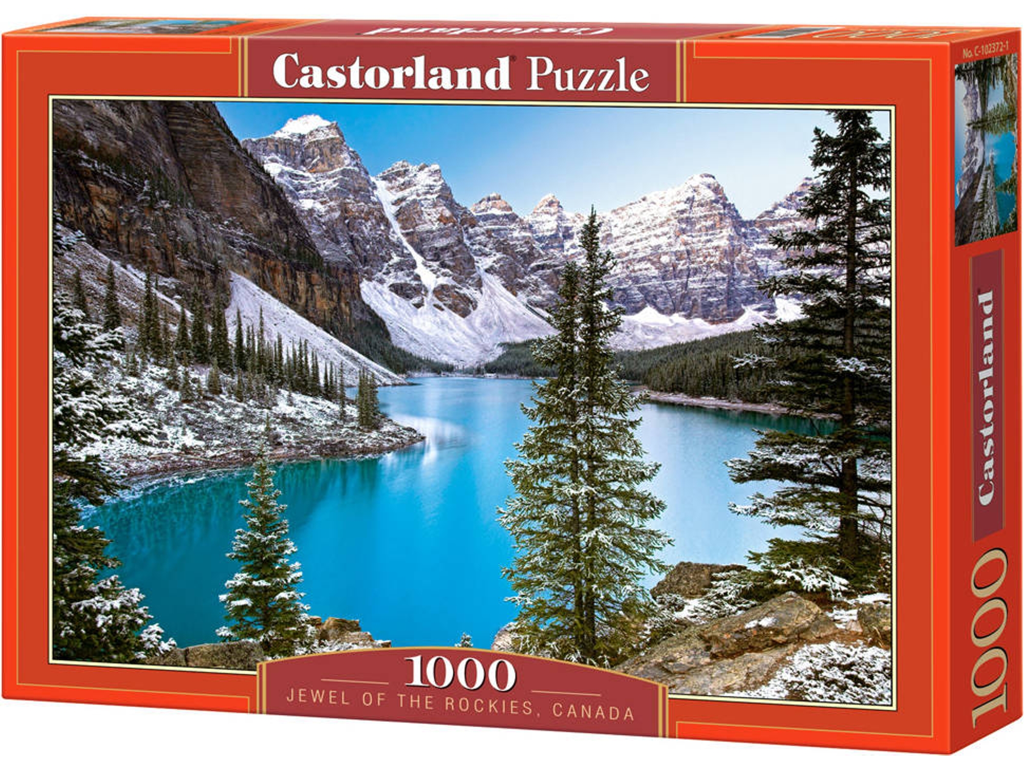 Puzzle CASTORLAND The Jewel of the Rockies, Canada (1000 Piezas)