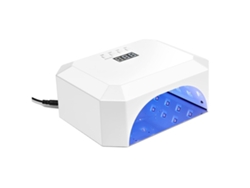 Lámpara De Uñas Led De 36 W Para Secador De Uñas De Gel Con Pantalla Lcd Grande, Sensor Automático Y 4 Configuraciones De Temporizador - Bla