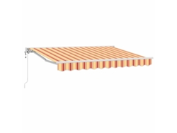 Toldo retráctil HARLANV1 de 350x200 cm, multicolor, aluminio y tela.