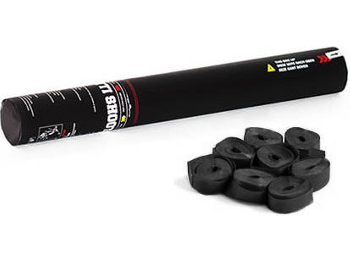 Cañón de Confeti TCM 71 50 cm, Negro