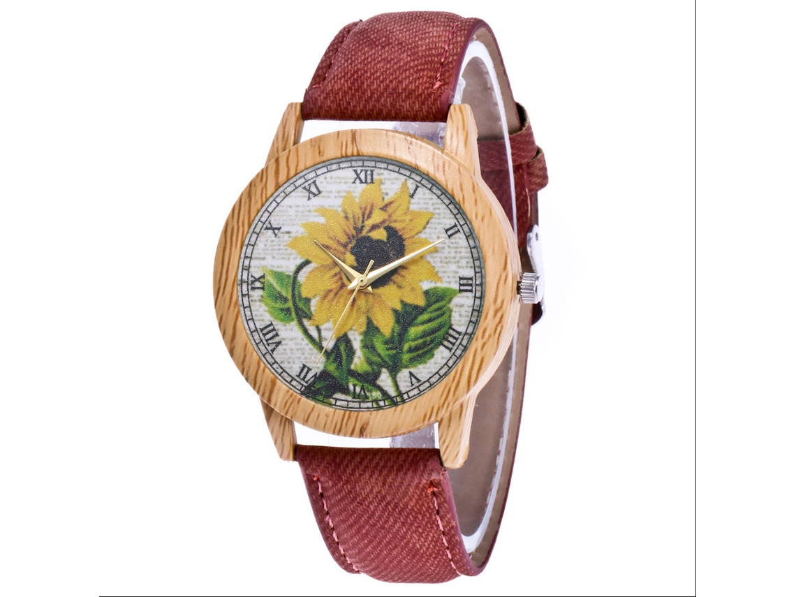Reloj De Pulsera De Cuarzo Para Mujer Vansvar Con Bisel Redondo Pequeño Y Correa De Aleación (negro)