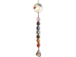 2026-adorno Colgante Piedras De Chakra Arbol De La Vida Cristales De Curación Para Hogar Decoración Feng Shui