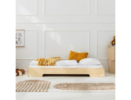 Somier Chão Ripas Léna PETITSMEUBLES Madera Beige (194x94x19)