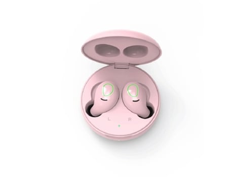 Auriculares Bluetooth True Wireless Macaron Candy Color S9- Estéreo Hifi V5.0 Soporte Rosa
