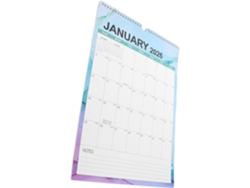 Calendario De Pared Con Agenda De Espiral Resistente, De Julio A Diciembre, Calendario Académico