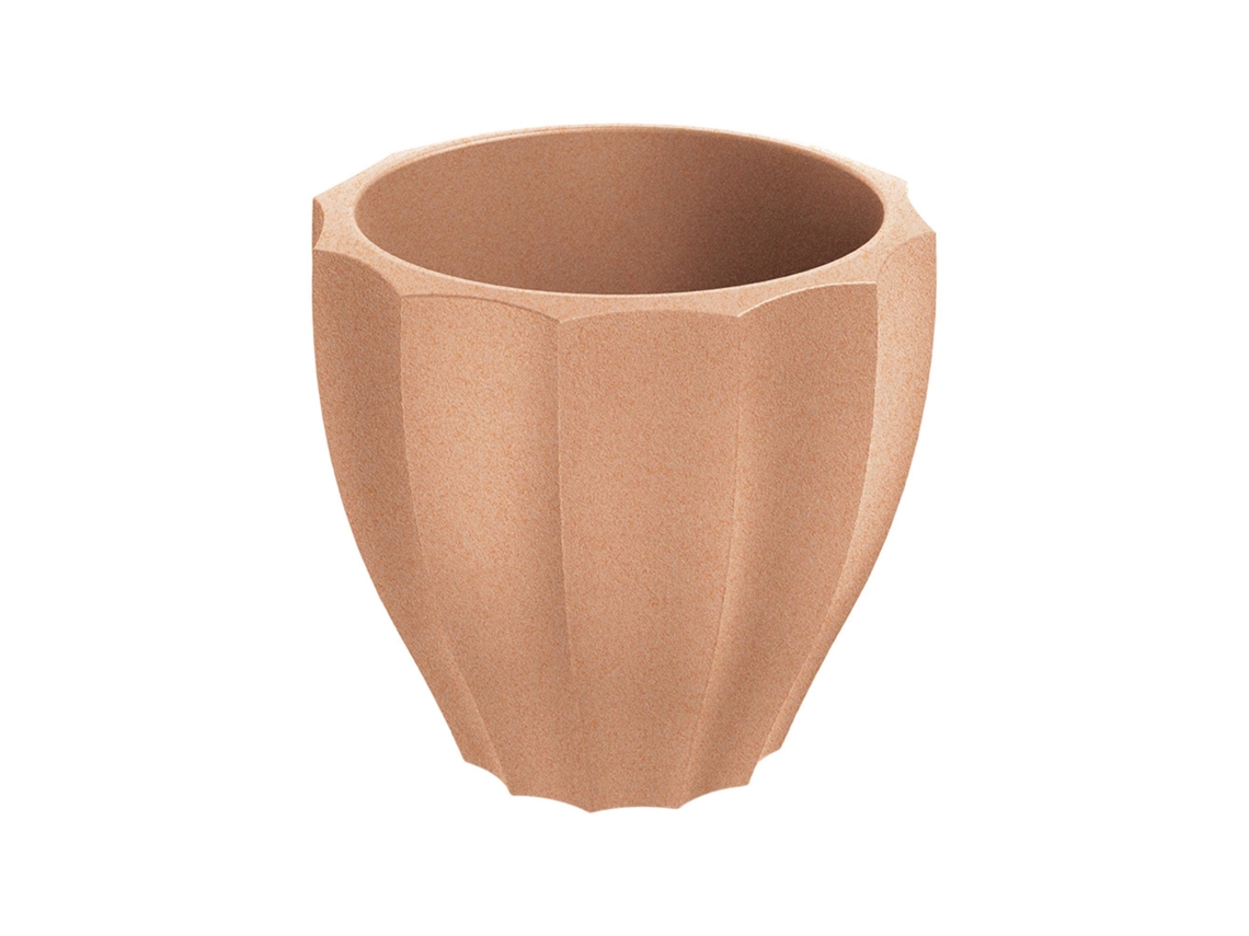 Jarrón redondo de terracota rotomoldeado Well Home Rona Ø60x54