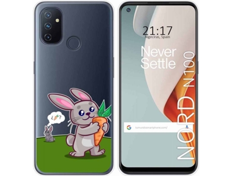 Carcasa OnePlus Nord N100 TUMUNDOSMARTPHONE Conejo Multicolor