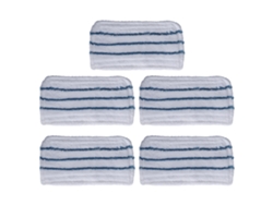 5 Almohadillas De Limpieza De Fibra Lavables Para Mopa De Vapor Fsm1610/1630 (accesorio De Repuesto)