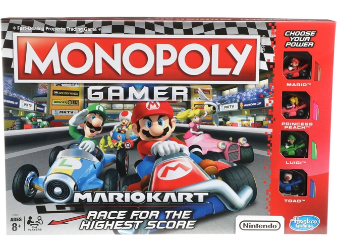 Juego de Mesa Monopoly Gamer Mario Kart (Edad Mínima: 8)