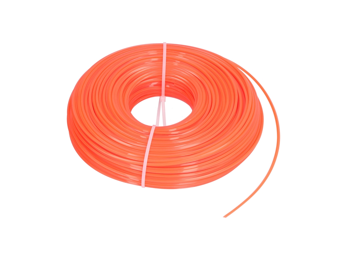 100 m de cuchilla cuadrada de nailon de 2,4 mm para cortadora de repuestos motorizada