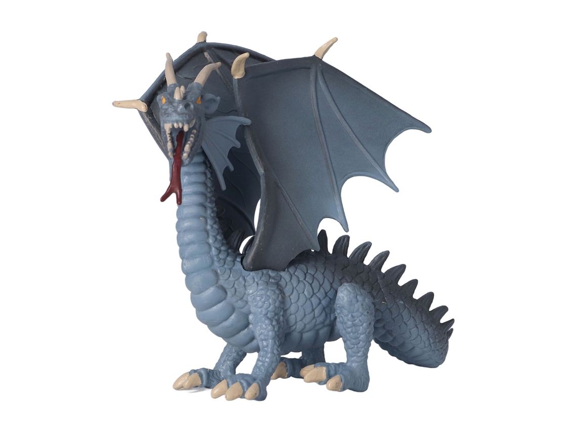 Rebe-figura De Dragão Azul De Plástico Estilo Vívido E Cute Figura Educativa Para Brinquedos E Decoração
