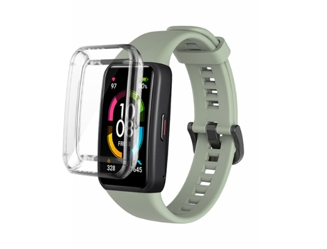 Correa de Silicona para Huawei Band 6 - Verde gris