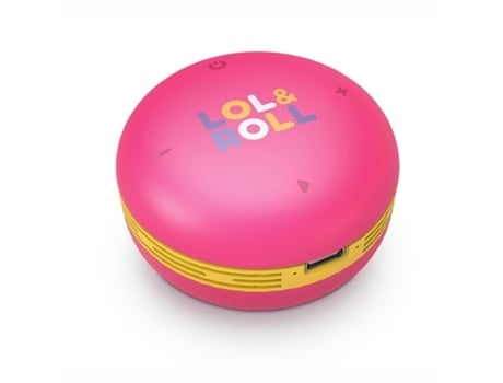 Lol&Roll Pop Kids Altavoz Bluetooth Portátil Rosa 5 W 500 Mah