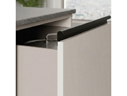 Tirador Para Mueble De Perfil De Aluminio Distancia Entre Ejes 347 X 2188 X 49 Mm Negro Mate