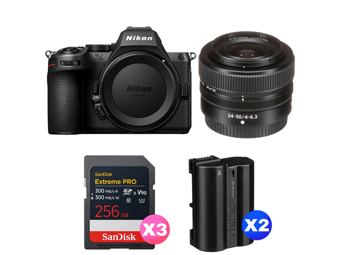 Nikon Z5 Ii + 24-50mm F/4-6.3 + 3 Sandisk 256gb Extreme Pro Uhs-ii Sdxc + 2 Nikon En-el15c + Ebook “20 Consejos Para Fotos Que Impactan”