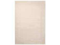 Tapete Retangular De Lã Tufado À Mão Beliani Kargil De Lã Branco 160x230