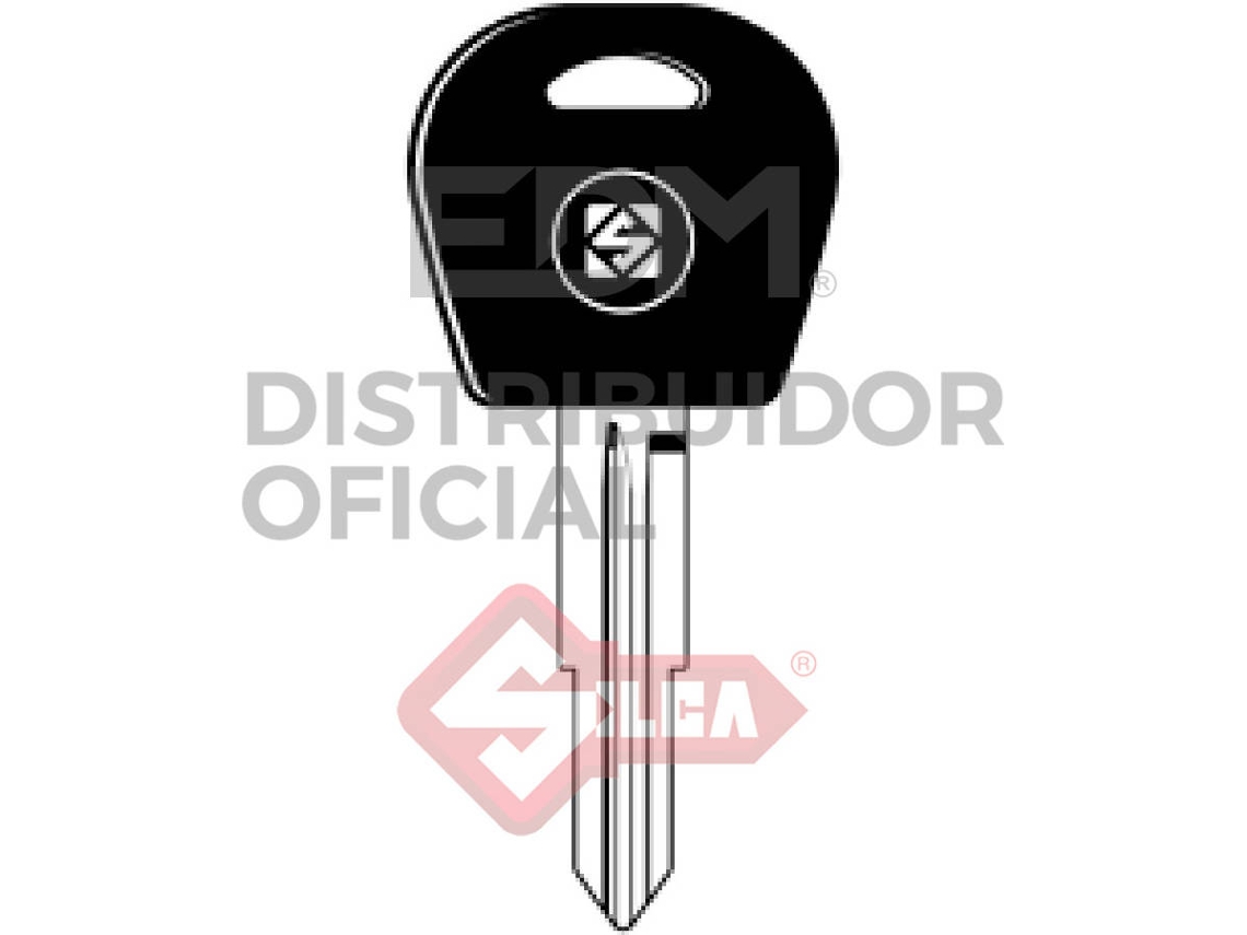 Llave Transponder sin Chip Silca - con Tapa para Chevrolet-Daewoo, Chevrolet Usa, Opel-Vauxhall y Saturn Dwo5Te.