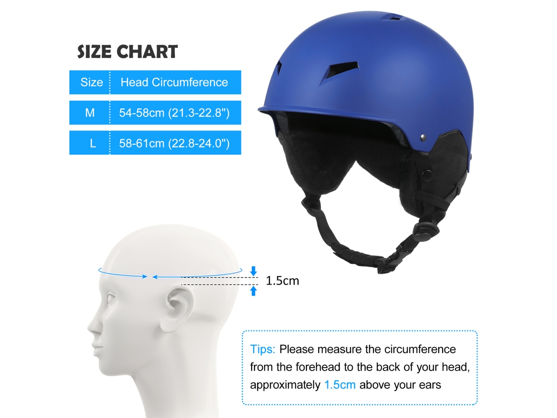 2026-casco De Nieve Con Orejeras Desmontables Para Mujer Y Hombre Casco De Snowboard Y Esquí Adulto