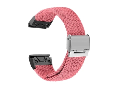 Pulsera Trenzada Flexible Pulsera para Garmin Forerunner 945 Lte Rosa VEANXIN