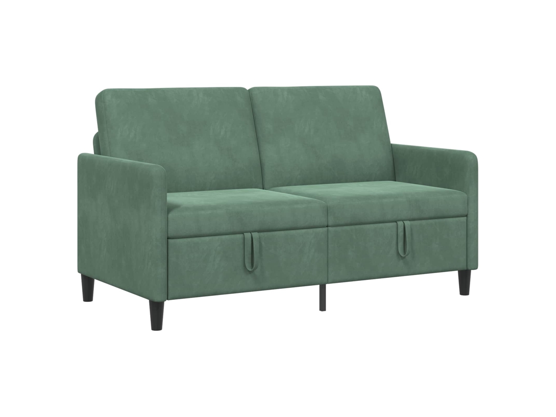 Sofá Con Almacenamiento Verde Mar 152 X 78 X 87 Cm Poliéster