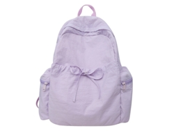Mochila de escuela secundaria de 39 cm, 29 cm y 14 cm, mochila universitaria de color liso.