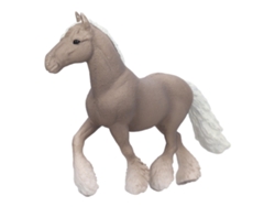 2026-figura De Caballo De Simulación Alta Con Detalles Rica En Plástico Duradero Juguete Estable Para Niños Decoración Hogar Caballo Gris Plata