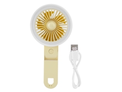 Ventilador Portátil Pequeño (plegable, Luz Nocturna Multifuncional)