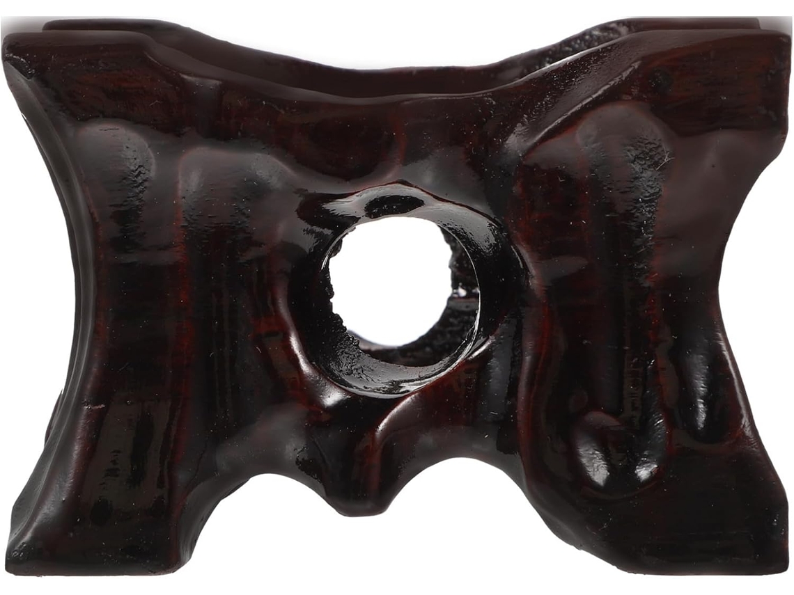 Soporte Madera Retro Forma Esfera Tamaño Pequeño Diseñado Prolongado Ideal Dormitorio Estudio Uso