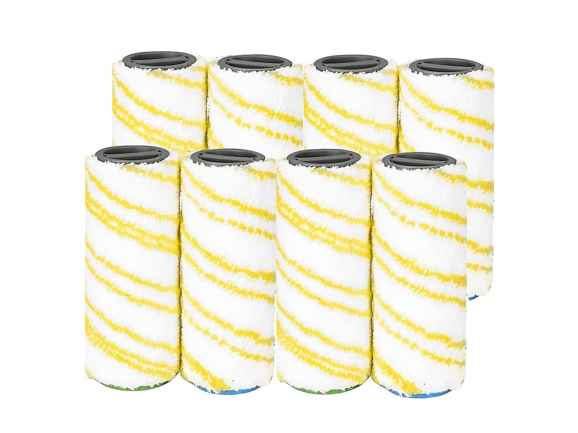 8pcs escova de rolo para karcher fc5 fc7 fc3 fc3d limpador de chão elétrico