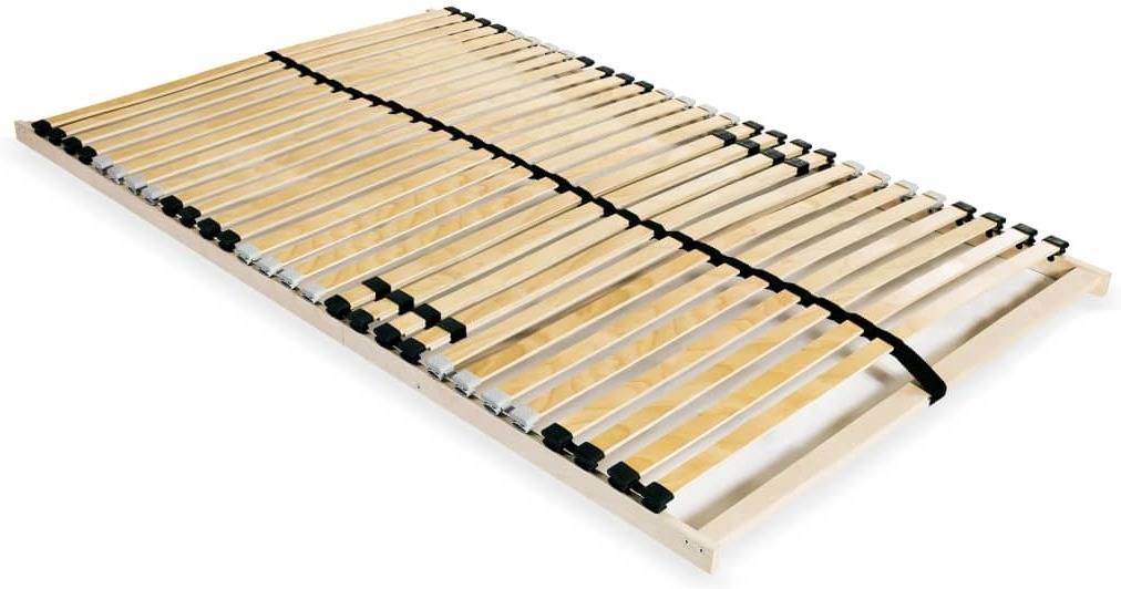 Somiers de listones VIDAXL con 28 listones 7 zonas  (Compatible con Colchón: 100x200 cm)
