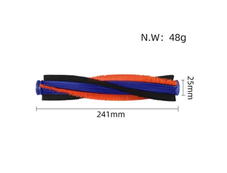 2 pçs rolo de escova de chão para aspirador de pó dyson dc52 / dc54 / dc78