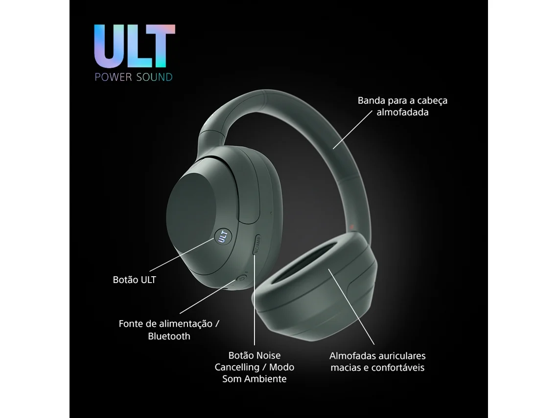 Auriculares Bluetooth SONY ULT WEAR WH-ULT900N (Over Ear