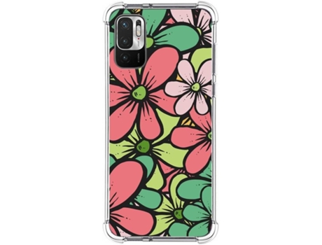 Carcasa Xiaomi Redmi Note 10 5G TUMUNDOSMARTPHONE Dibujos Antigolpes Flores 02 Multicolor