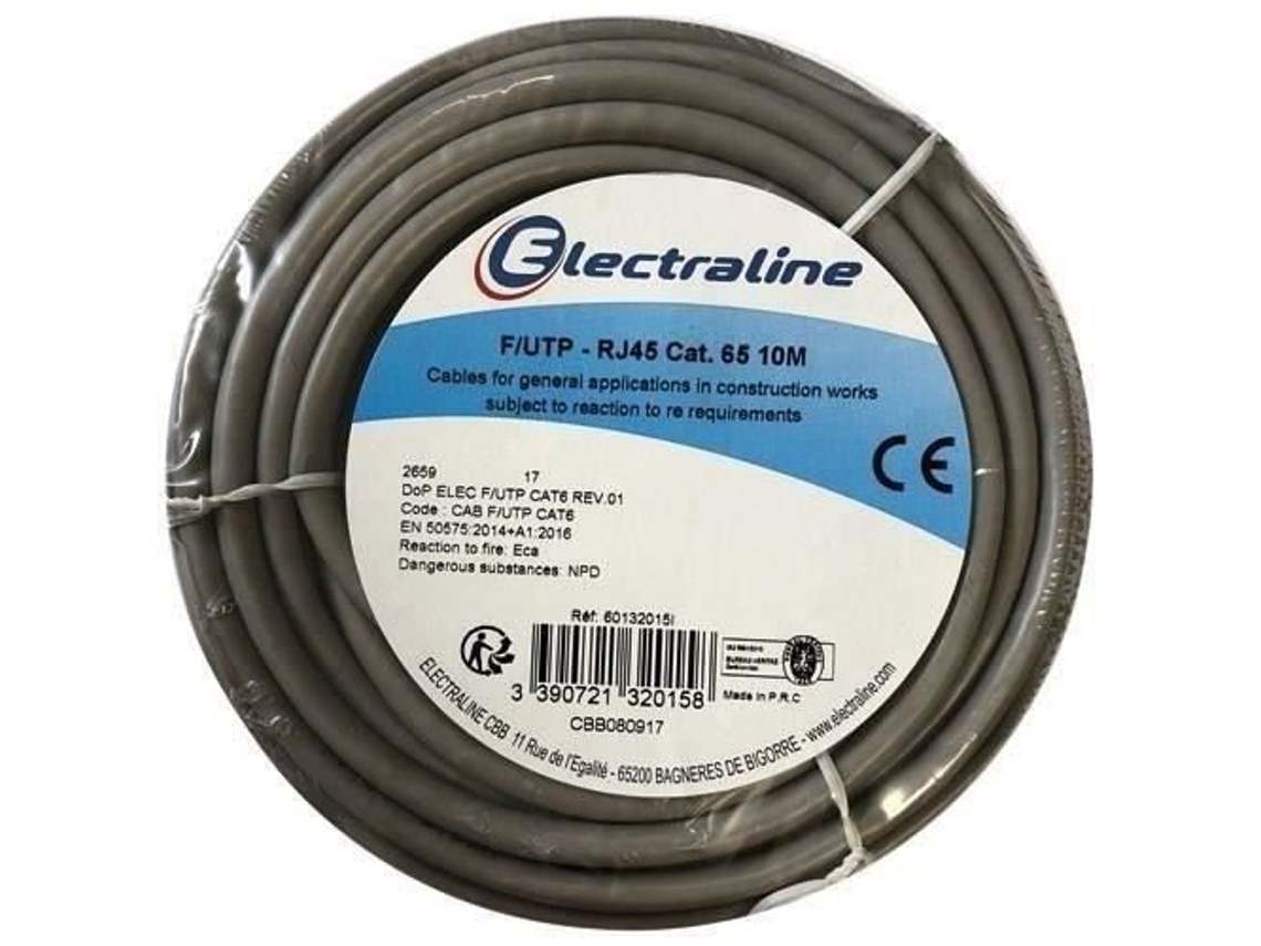 Cable Ftp Corona Electraline 10 M Gris
